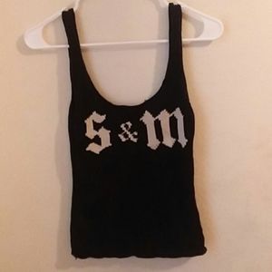 Vintage Betsey Johnson S&M tank